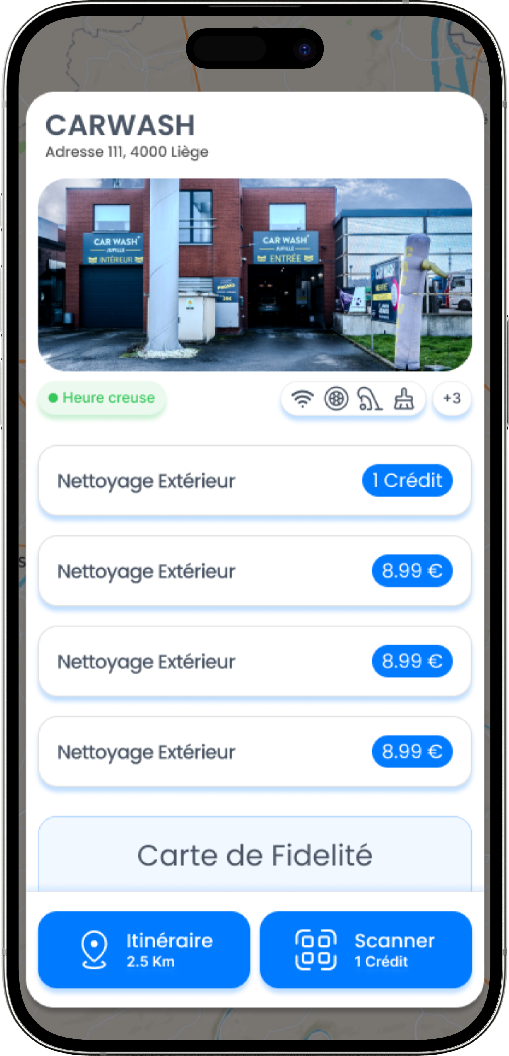 Choisir votre lavage